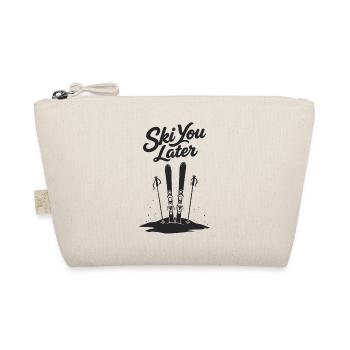 Ski You Later: Funny saying for skiers - Organic Pouch - nature - Front
