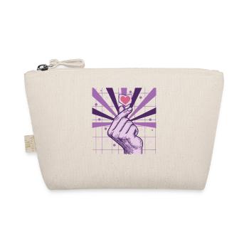 Kpop Musique coréenne Doigts mignons Amour Anime - Trousse biologique - nature - Devant