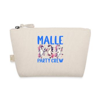 Malle Party Crew Unicorn Girls Holiday - Organic Pouch - nature - Front