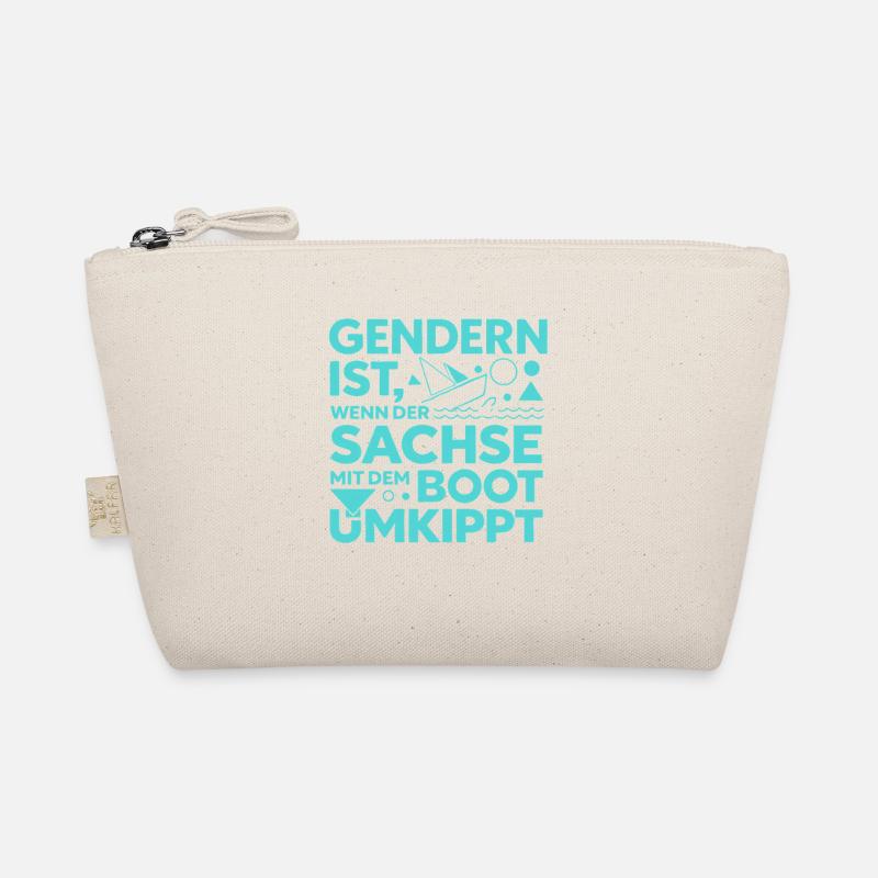 Gendern Saxon Boot Overturns Dialect Joke Organic Pouch