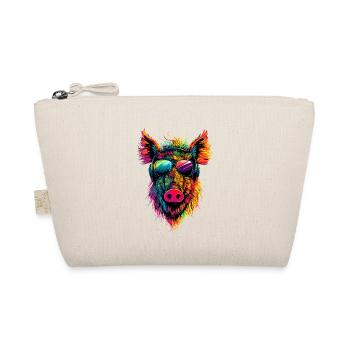 Wild boar Wild boar Wild boar Pig Hunter - Organic Pouch - nature - Front