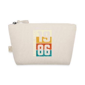 Retro 1986 Games Logo - Organic Pouch - nature - Front