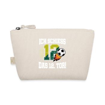 Je tire 12e but, drôle de football pour 12e anniversaire - Trousse biologique - nature - Devant