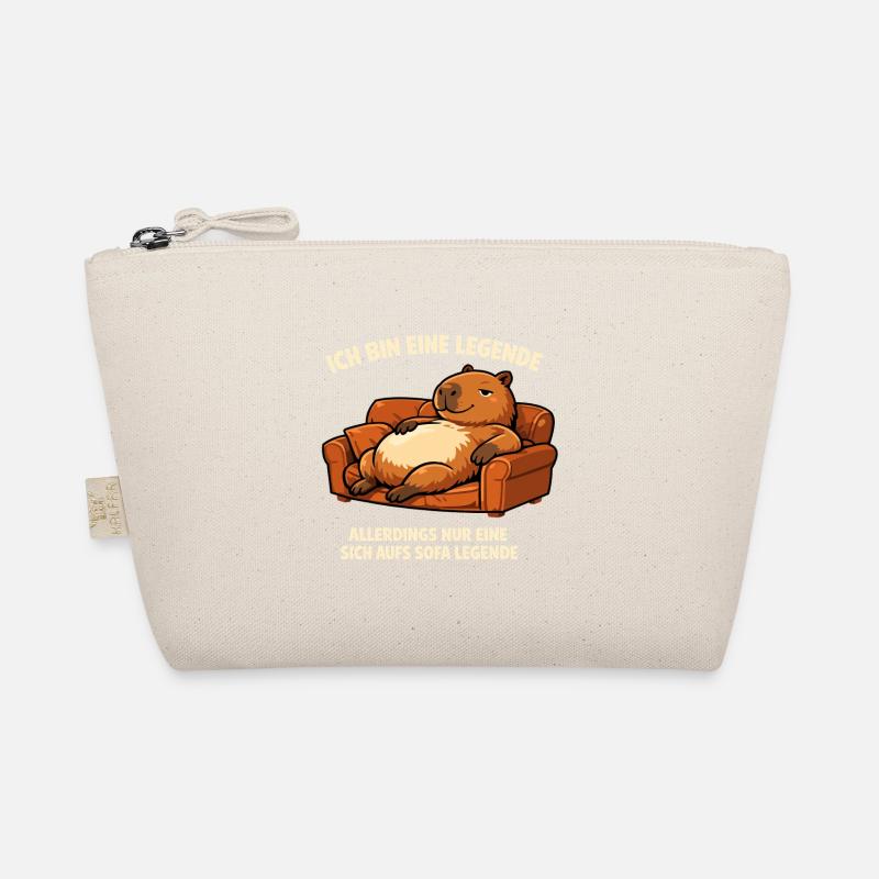 Sofa legend: relaxed capybara Organic Pouch