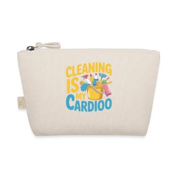 Putzcardio Reinigungstraining - Bio-Täschchen - Natur - Vorne