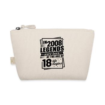 Légendaire depuis 2008 18 anniversaires Vintage Design - Trousse biologique - nature - Devant