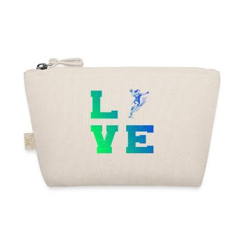 Handball motif that works immediately for women - Organic Pouch - nature - Front