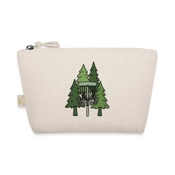 Forest Disc Golf Basket lustige Disc-Golf-Szene - Bio-Täschchen - Natur - Vorne