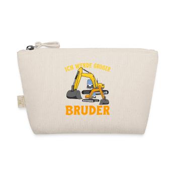 I Will Be Big Brother 2025 Children Offspring - Organic Pouch - nature - Front
