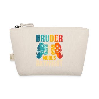 Gift Gaming BROTHER MODE ACTIVATED FUNNY - Organic Pouch - nature - Front