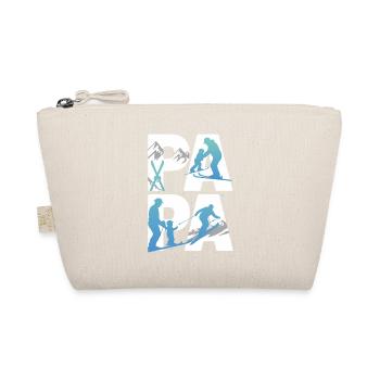 Aventure de ski Papa et Enfant - Trousse biologique - nature - Devant
