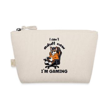 Je ne peux pas être adulte maintenant, je joue drôle Gamer Fox Fuchs - Trousse biologique - nature - Devant