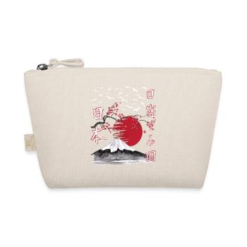 Japan Vintage Land of the Rising Sun - Organic Pouch - nature - Front