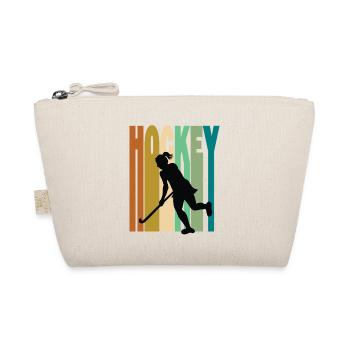 Hockey sur gazon féminin rétro vintage - Trousse biologique - nature - Devant