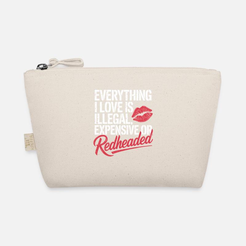 Everything I Love Is Illegal Expensive Rothaarig Bio-Täschchen