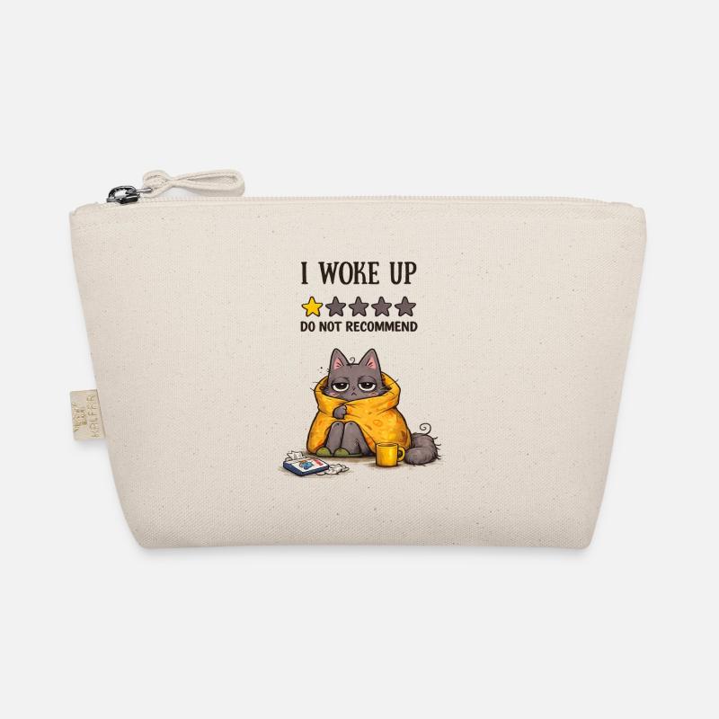 I Woke Up – Do Not Recommend (Müde Katze) Bio-Täschchen