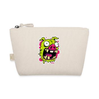 Zombi Pigs Face - Organic Pouch - nature - Front