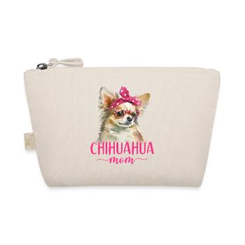 Chihuahua Chihuahueño Mom - Organic Pouch - nature - Front