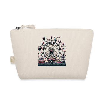 Ferris Wheel Night Festival Carousel Parade - Organic Pouch - nature - Front
