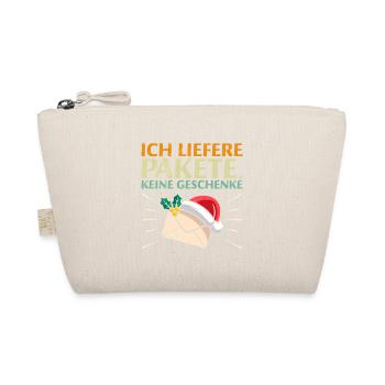 Briefträger LIEFERE PAKETE KEINE GESCHENKE - Bio-Täschchen - Natur - Vorne