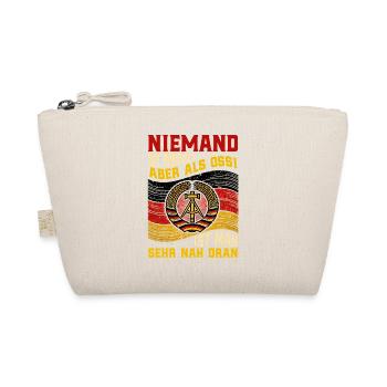 Niemand Ist Perfekt Aber Als Ossi Ist Man Nah Dran - Bio-Täschchen - Natur - Vorne