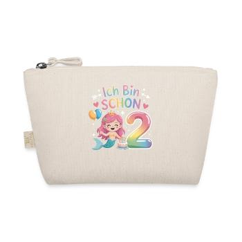 I'm Already 2 Mermaid Birthday - Organic Pouch - nature - Front