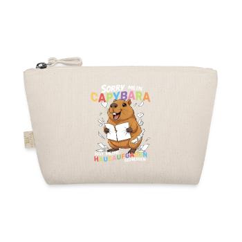 Capybara Hausaufgaben Gefressen - Bio-Täschchen - Natur - Vorne