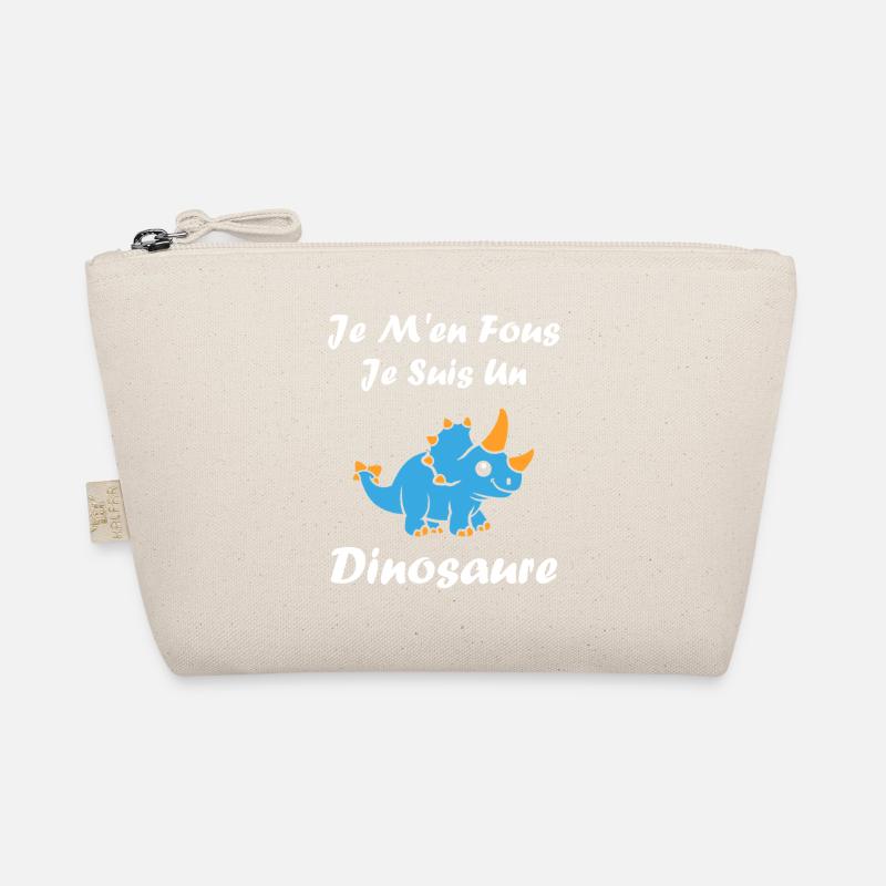 Blue Dino: Funny Phrases Organic Pouch