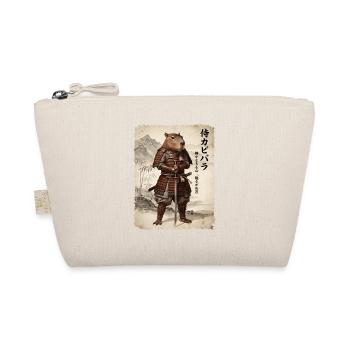 Samurai, Capybara, Japanese Art, Anime - Organic Pouch - nature - Front