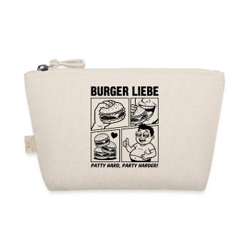 Burger Liebe – Patty Hard! - Bio-Täschchen - Natur - Vorne