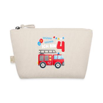 Uniforme de garçon de 4 ans pour le quatrième anniversaire de la brigade des pompiers - Trousse biologique - nature - Devant