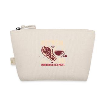 Red Wine Steak You I don't need more - Organic Pouch - nature - Front