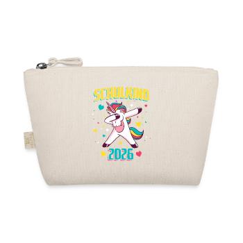 Schoolchild 2026 Unicorn School Enrollment - Organic Pouch - nature - Front