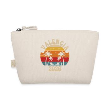 Valencia 2026 Retro Strand - Bio-Täschchen - Natur - Vorne