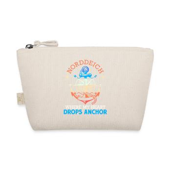 North Sea NORTH DIKE WHERE MY HEART DROPS ANCHOR Funny - Organic Pouch - nature - Front
