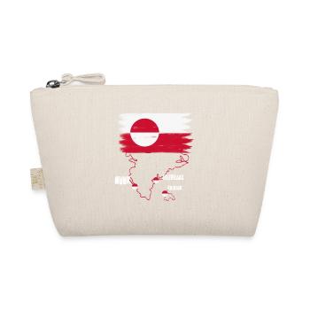 Greenland flag nuuk - Organic Pouch - nature - Front