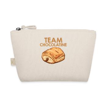 Team Chocolatine Pain au Chocolat Boulangerie - Trousse biologique - nature - Devant