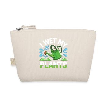 I Wet My Plants Garten Humor - Bio-Täschchen - Natur - Vorne