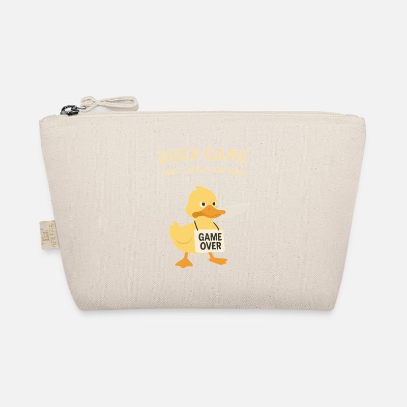 Duck Game Game Over Schild Bio-Täschchen