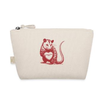 Absolument pas un opossum Cœur de la Saint-Valentin drôle - Trousse biologique - nature - Devant