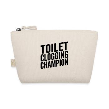 Toilettenschloss-Champion - Bio-Täschchen - Natur - Vorne