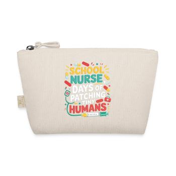 Schulkrankenschwester Patchwork Minis - Bio-Täschchen - Natur - Vorne