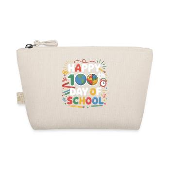 100th day of school – Colourful joy of learning - Organic Pouch - nature - Front