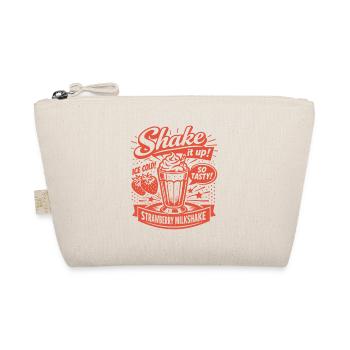 Strawberry Milkshake 50s Retro Design - Organic Pouch - nature - Front