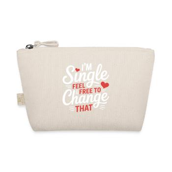 Paroles de célibataires Cadeaux de célibataires drôles - Trousse biologique - nature - Devant