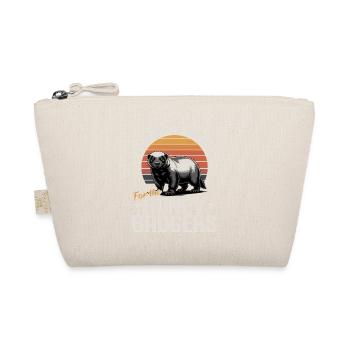 Funny Honey Badger - Bio-Täschchen - Natur - Vorne