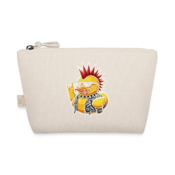 Punkente with spike sunglasses - Organic Pouch - nature - Front