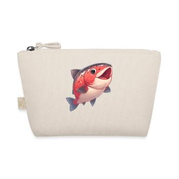 Lachse Lachs - Bio-Täschchen - Natur - Vorne