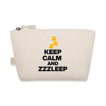 KEEP CALM AND ZZZLEEP 1aZzzleep - Organic Pouch - nature - Front