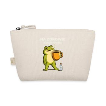 Frosch Na zdrowie Kaffee & Wodka Humor - Bio-Täschchen - Natur - Vorne